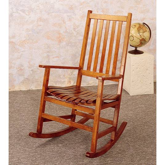 Oak Mission Style Rocker Rocking Chair