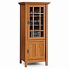 Shaker Mission Audio Video Cabinet Bookcase