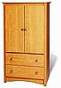 Shaker Mission Style Armoire Wardrobe