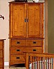 Mission Craftsman Oak Armoire