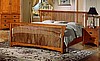 Mission Craftsman Oak Queen Bed