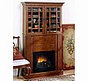 Mission Craftsman Oak Fireplace Bookcase