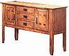 Craftsman Oak Buffet Server Sideboard