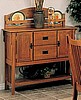 Mission Craftsman Oak Buffet Sideboard Server