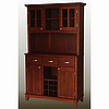 Large Mission Craftsman Shaker Cherry Buffet w/Hutch