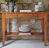 Maple Mission Shaker Sideboard Buffet Cabinet Server