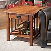 Oak Mission Craftsman End Table