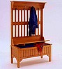 Maple Craftsman Style Hall Tree