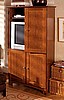 Shaker Walnut Entertainment Armoire 32" TVs