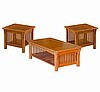 Classic Craftsman Style Oak Cocktail Table