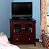 Dark Cherry Shaker TV Video Base 27" TVs