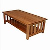 Oak Mission Style Coffee Table
