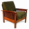 Craftsman Mission Morris Hardwood Recliner Chair