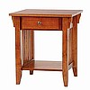 Mission Shaker Craftsman Style Oak Printer Stand