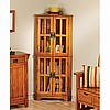 Mission Craftsman Four Door Oak Corner Cabinet
