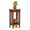 Mission Craftsman Oak Accent Telephone Table