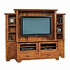 Mission Style Flat Screen Entertainment Center