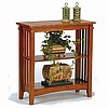 Mission Craftsman Oak Bookcase Sofa Table