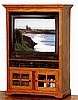 Craftsman Oak Entertainment Armoire 36" TVs