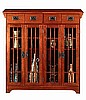 Craftsman Mission Oak Sofa Hall Table Cabinet