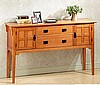 Oak Mission Two Door Sideboard Buffet