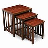Mission Craftsman Oak Nesting Tables
