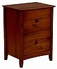 Mission Shaker Craftsman Mahogany File Filing Cabinet