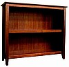 Mission Shaker Craftsman Mahogany 36" Bookcase