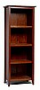 Mission Shaker Craftsman Mahogany 62" Bookcase