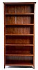 Mission Shaker Craftsman Mahogany 84" Bookcase