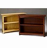 Shaker Mission Solid Wood 2 Shelf Bookcase