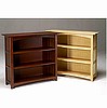 Shaker Mission Solid Wood 3 Shelf Bookcase
