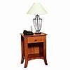 Solid Wood Mission Style Printer Stand Table