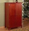 Shaker Mission Cherry Computer Armoire