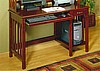 Cherry Mission Craftsman Style Computer Desk