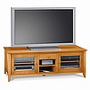 Light Cherry Shaker Console Video Base