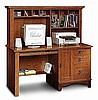 Mission Craftsman Computer Desk with Hutch
