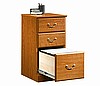 Craftsman Shaker Oak Three Drawer File Cabinet