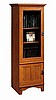 Mission Craftsman A/V Bookcase Cabinet