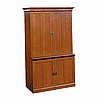 Large Mission Craftsman Computer Armoire