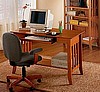 Solid Wood Mission Style Computer Desk