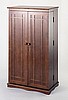 Craftsman Mission Large Oak Multimedia Cabinet