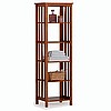 Mission Craftsman Shaker Oak 5-Shelf Tall Bookcase