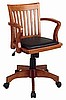 Mission Wood Padded Office Chair