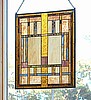 Mission Stained Glass Accent Panel