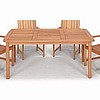 Teak Oiled 6 Person Dining Table