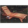 Solid Cedar Wood Chaise Lounge