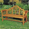 Eucalyptus Hardwood 54" Lutyens Garden Bench