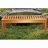 Eucalyptus Hardwood Backless Bench