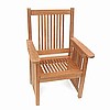 Teak Mission Dining Armchair